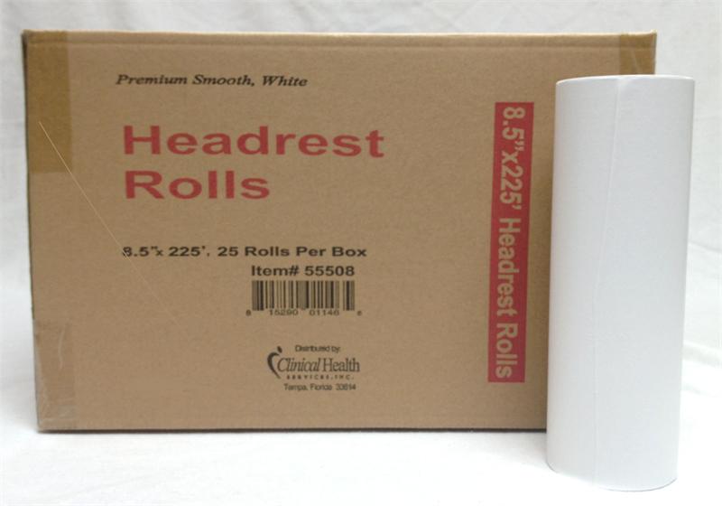 Economy CHS Headrest Paper - 8.5" x 225"