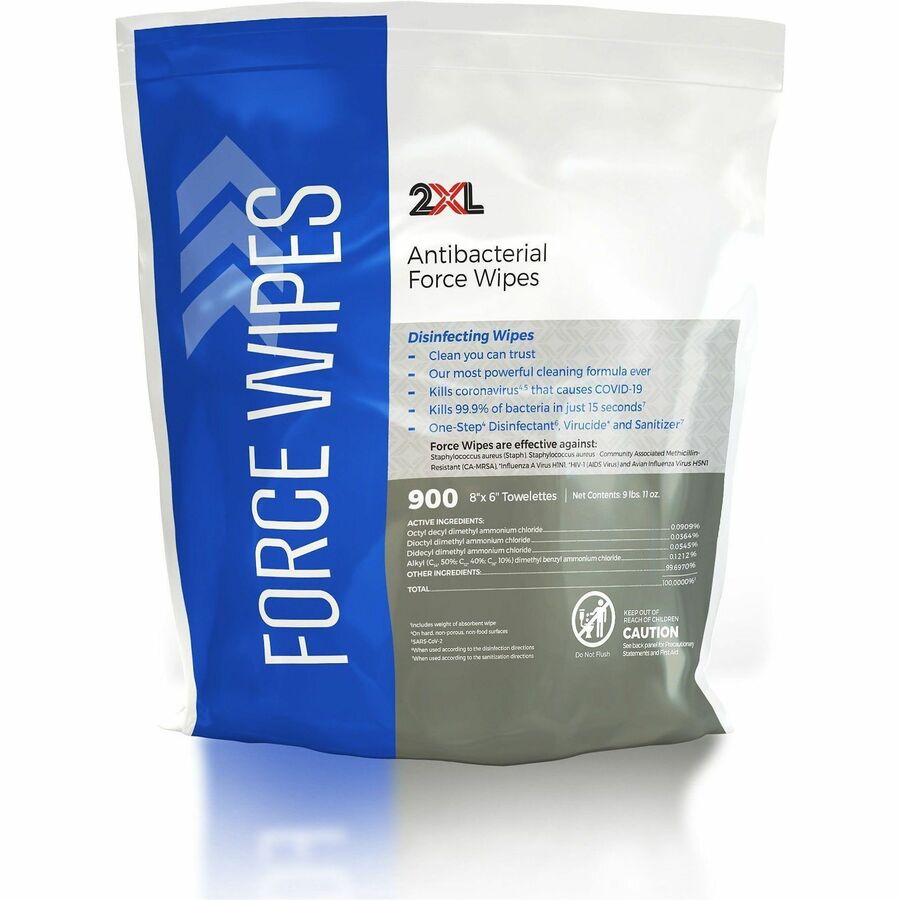 2XL Gym Wipes - 900ct Refill
