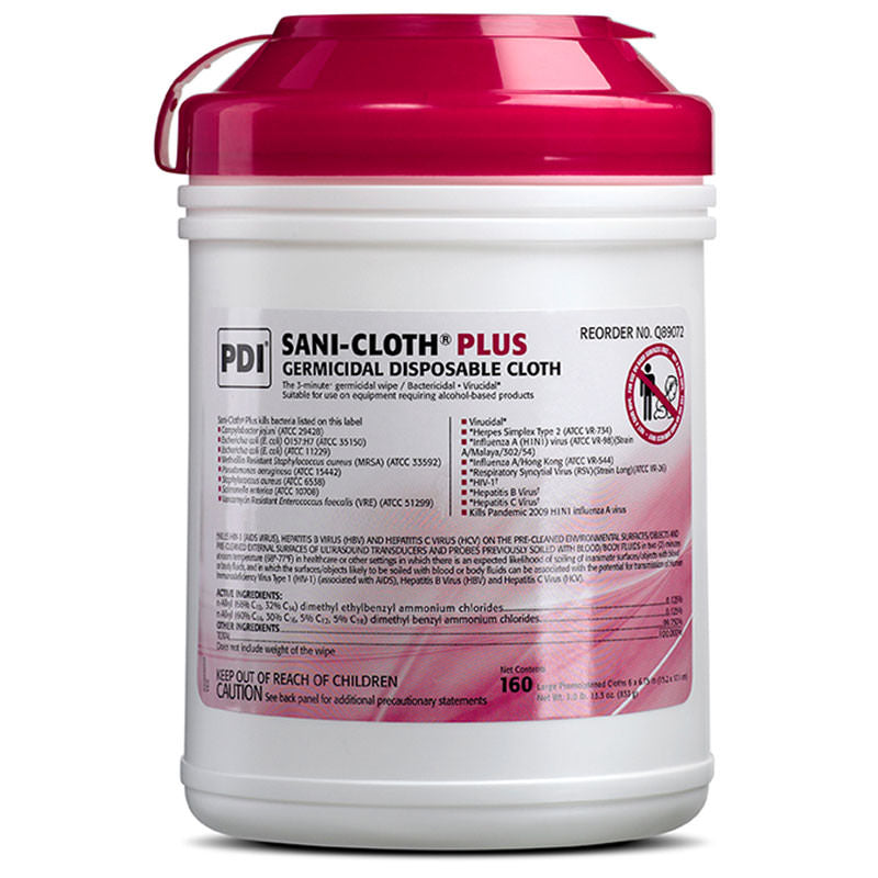 Super Sani-Cloth Germicidal Wipes 160/Tub