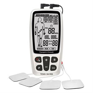 Recharegable Combo TENS / EMS Unit with Body Diagram