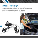 Premium Steerable Dual Brake Knee Walker