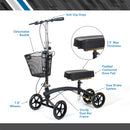 Premium Steerable Dual Brake Knee Walker