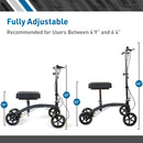 Premium Steerable Dual Brake Knee Walker