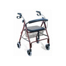 Aluminum Rollator Burgundy